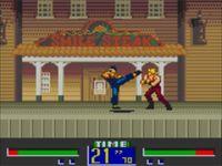 une photo d'Ã©cran de Virtua Fighter Animation sur Sega Game Gear